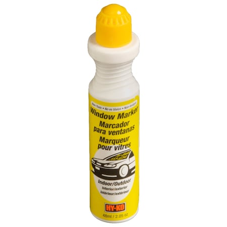 Hy-Ko Yellow Window Marker, 3PK A40611
